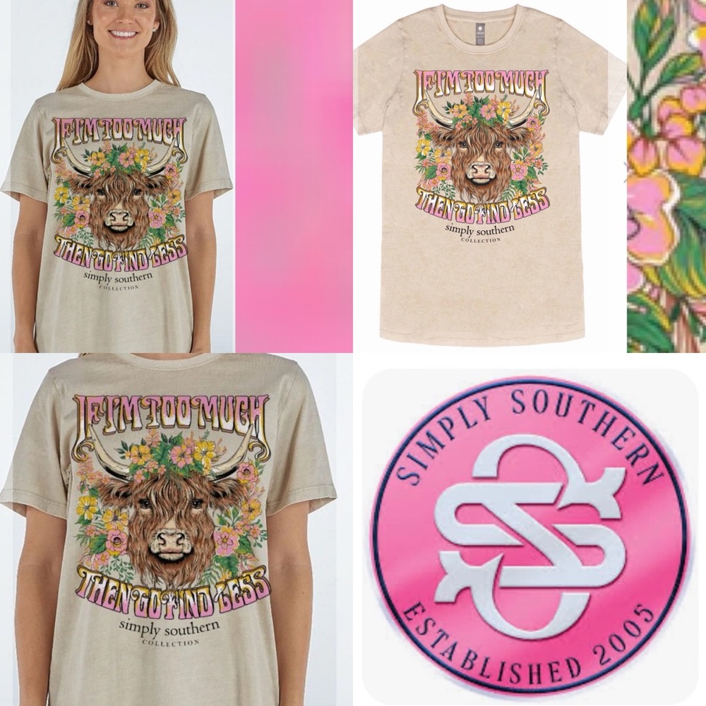 Simply Southern tee nwt